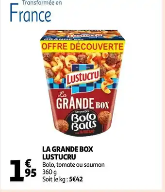 Auchan Lustucru la grande box offre