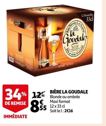 Auchan La goudale bière offre
