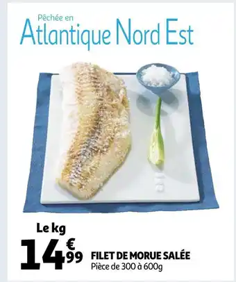Auchan Filet de morue salée offre