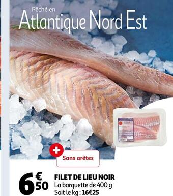 Auchan Filet de lieu noir offre