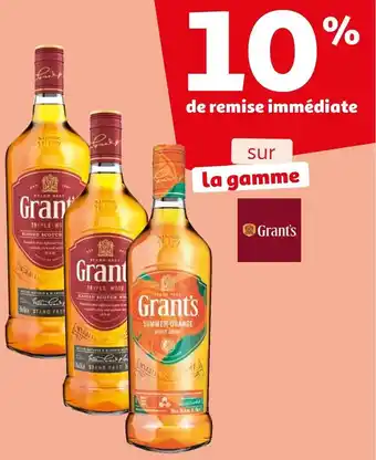 Auchan 10% de remise immédiate sur la gamme grant's offre