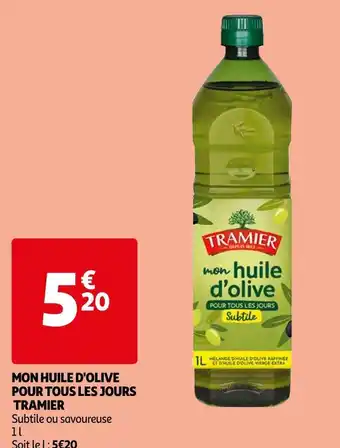 Auchan Tramier mon huile d'olive pour tous les jours offre