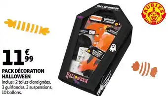 Auchan Pack décoration halloween offre