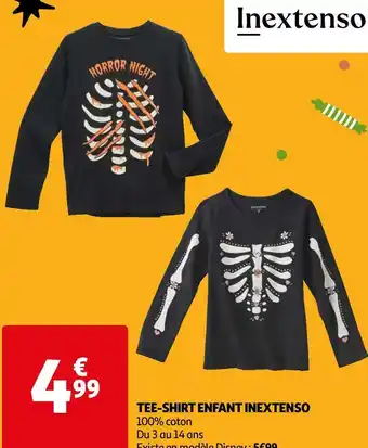 Auchan In extenso tee-shirt enfant offre