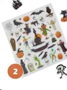 Auchan Stickers halloween offre