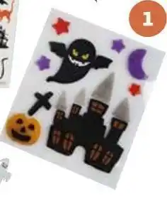 Auchan Stickers déco fenêtre halloween offre