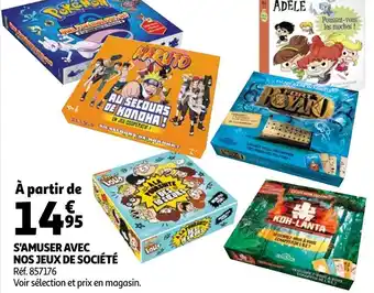 Auchan S'amuser avec nos jeux de société offre