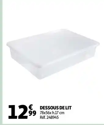 Auchan Dessous de lit offre