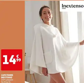 Auchan In extenso cape femme offre