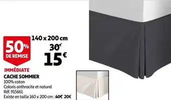 Auchan Cache sommier offre