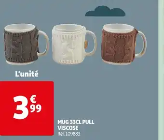 Auchan Mug 33cl pull viscose offre