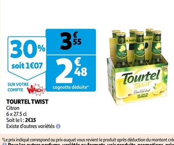 Auchan Tourtel Twist offre