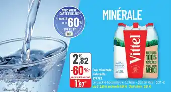 G20 Eau minérale naturelle VITTEL offre