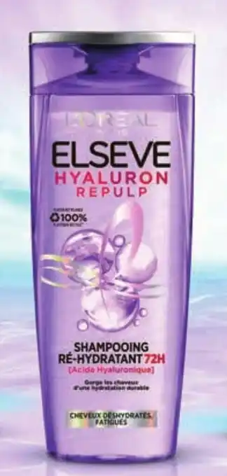 G20 Shampooing ré-hydratant 72h acide hyaluronique hyaluron repulp ELSEVE L'ORÉAL offre