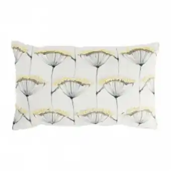 Housse de coussin pissenlit multicolore 50x30cm coton