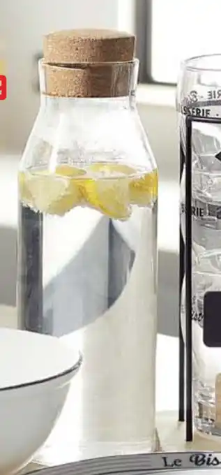 Gifi Carafe 1L + Bouchon liège offre