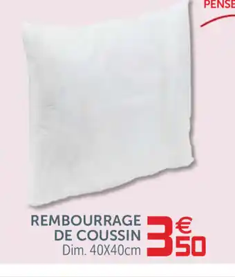 Rembourrage de Coussin