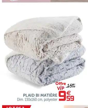 Gifi Plaid bi Matière offre