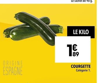 Supeco Courgette offre
