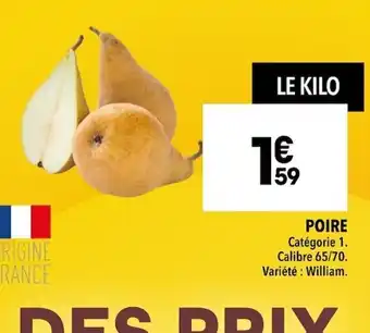 Supeco Poire offre