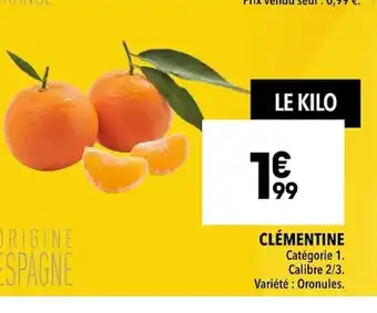 Supeco Clementine offre