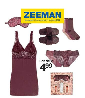 Zeeman Lot de 2 offre