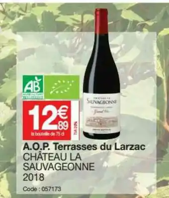 A.o.p. Terrasses Du Larzac Château La Sauvageonne