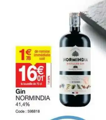 Promocash Gin Normindia offre