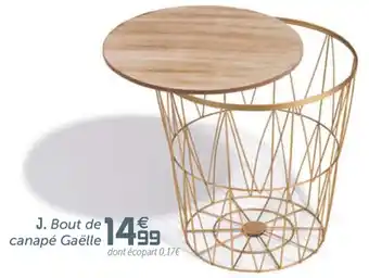 Gifi Bout de canapé Gaëlle offre