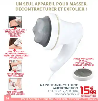 Gifi Masseur Anti-Cellulite Multifonction offre