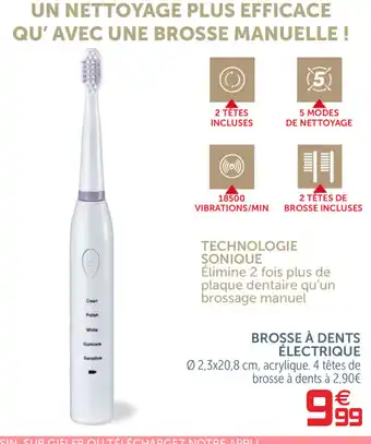 Gifi Brosse à dent électrique offre