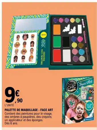 Palette de Maquillage Face Art