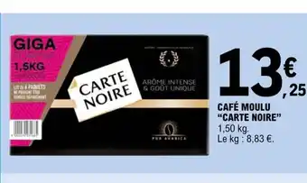 E.Leclerc Café Moulu Carte Noire offre