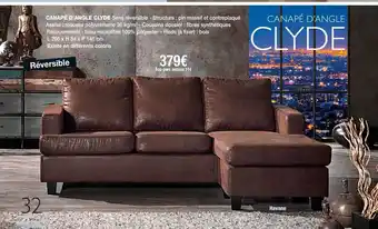 Cocktail Scandinave Canapé D'angle Clyde offre