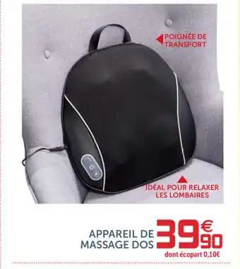 Gifi Appareil de Massage Dos offre