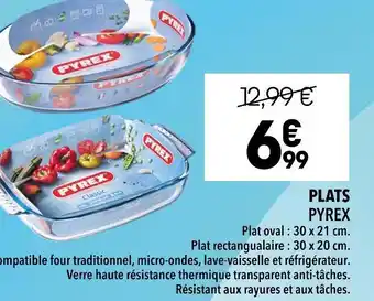 Pyrex plats