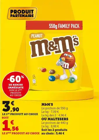 Super U M&m's offre