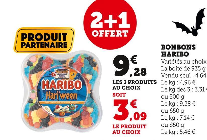 Promo Haribo bonbons chez Super U