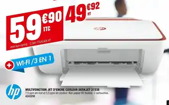 Plein ciel Hp multifonction jet d’encre couleur deskjet 2723e offre