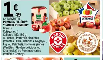 E.Leclerc Pommes Filière Panier Primeur offre