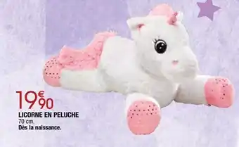 Migros Licorne en peluche offre
