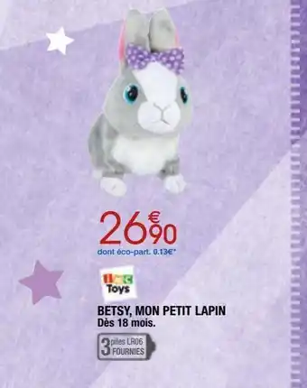 Betsy, mon petit lapin