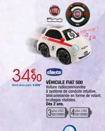Migros Véhicule fiat 500 offre