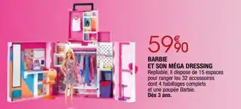 Migros Barbie et son méga dressing offre