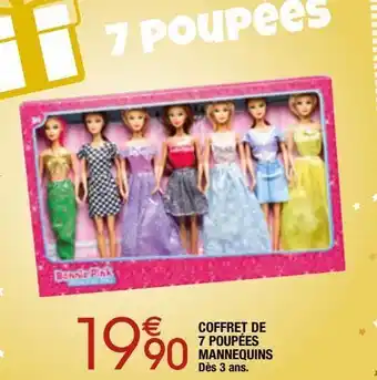 Migros Coffret de 7 poupées mannequins offre