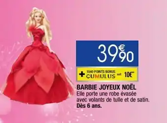 Migros Barbie joyeux noel offre