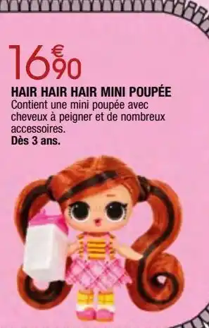 Hair hair mini poupée
