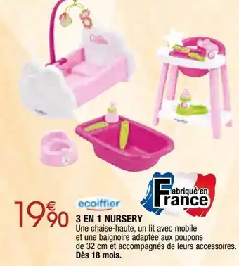 3 en 1 nursery