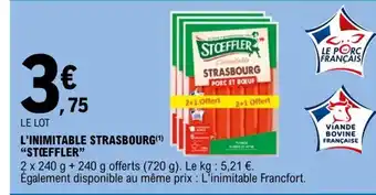 l'Inimitable Strasbourg Stoeffler