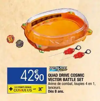 Migros Quad drive cosmic vector battle set offre
